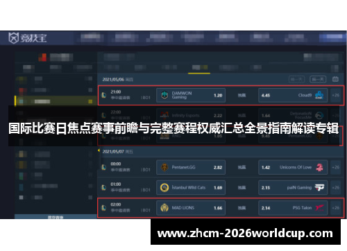 国际比赛日焦点赛事前瞻与完整赛程权威汇总全景指南解读专辑